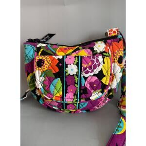 Vera Bradley Va Va Bloom Hipster Crossbody Shoulder Bag Purse Excellent Cond.